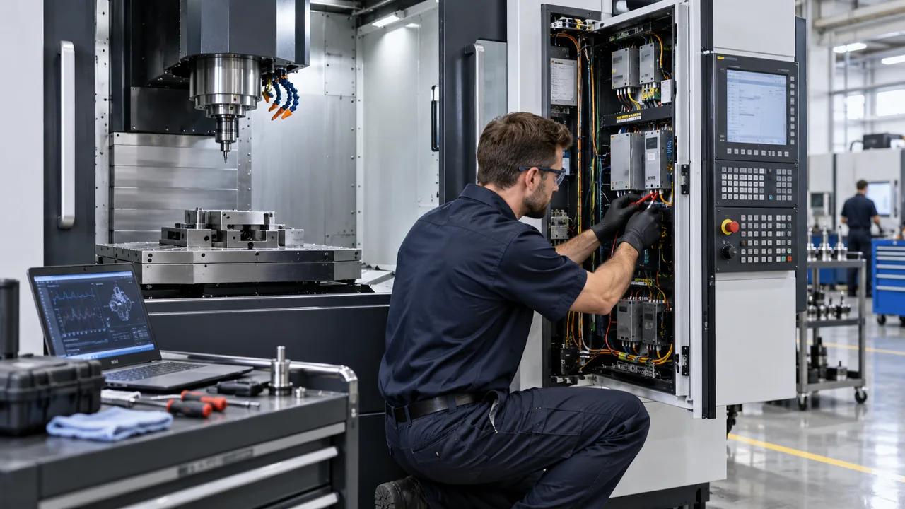 CNC diagnostics and machine support