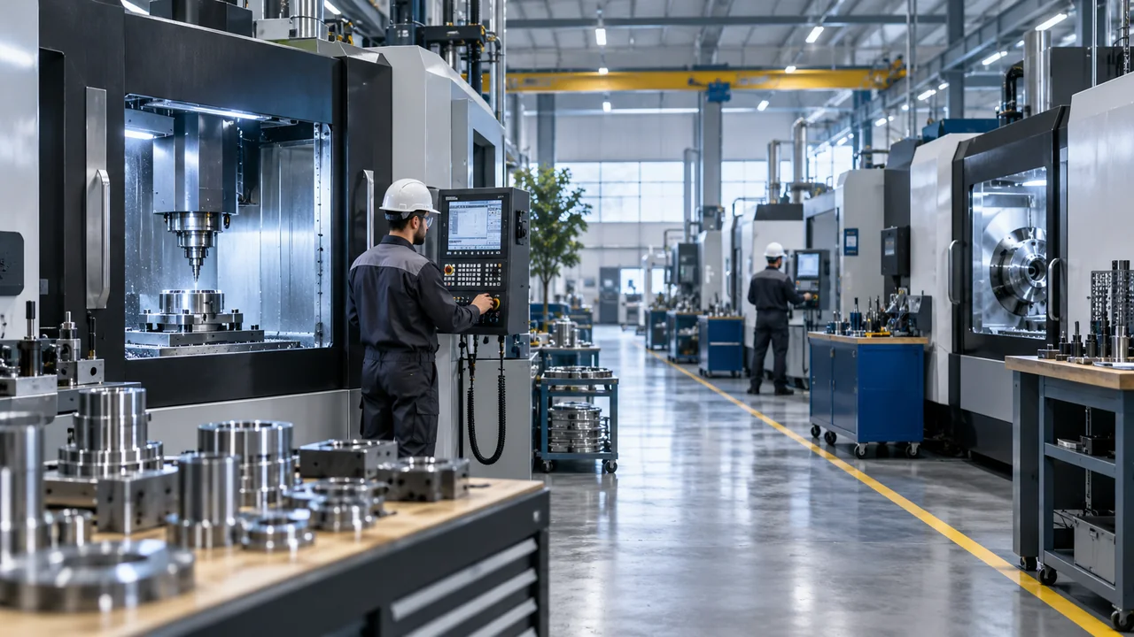 Machine Tool Services & Sales — illustrative visual