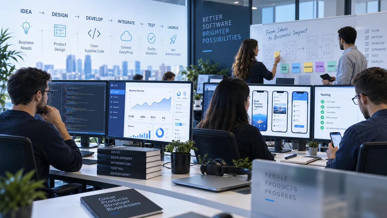 New Technology Solutions — illustrative concept